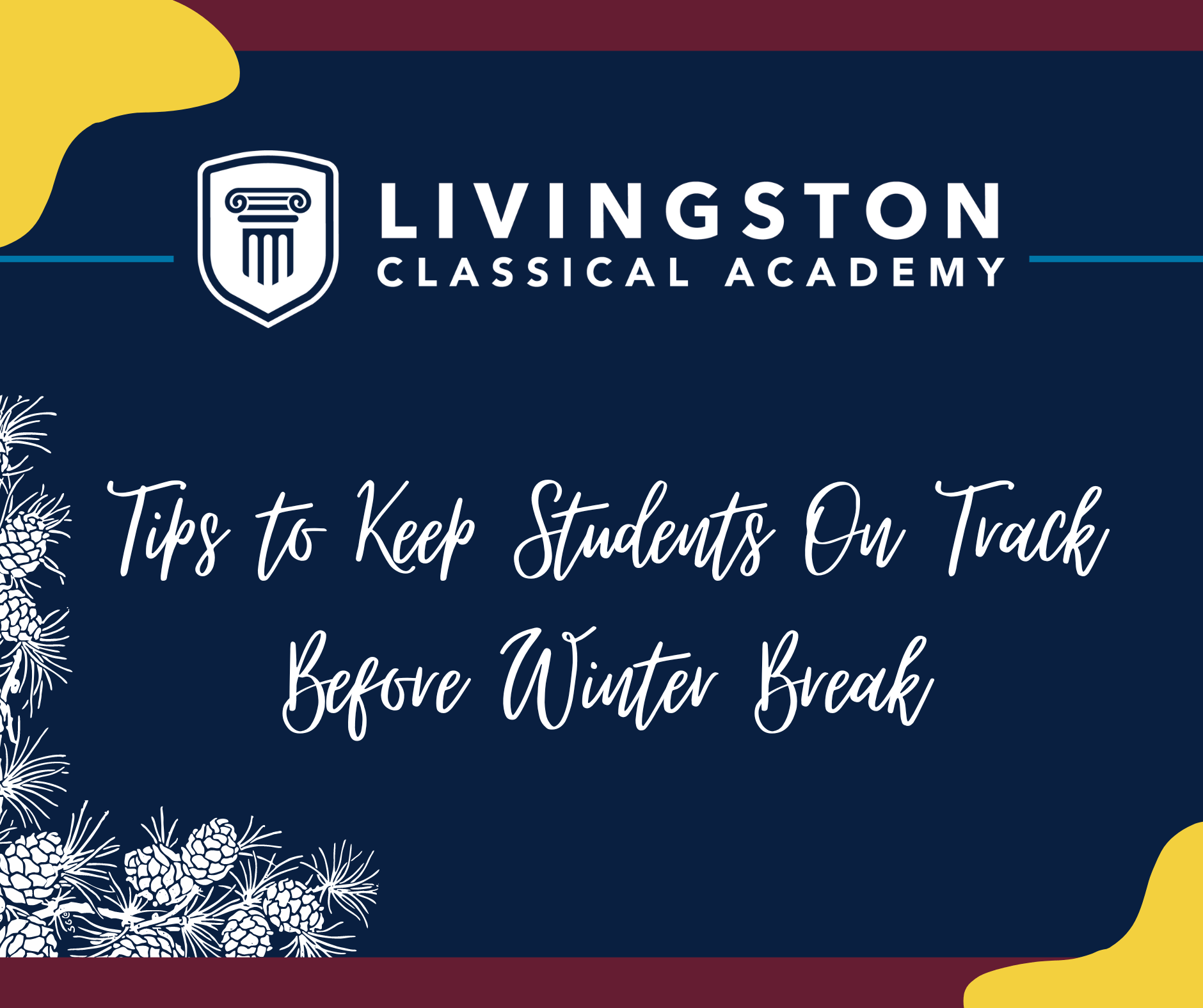 Web Graphic Tips to keep students on track before winter break