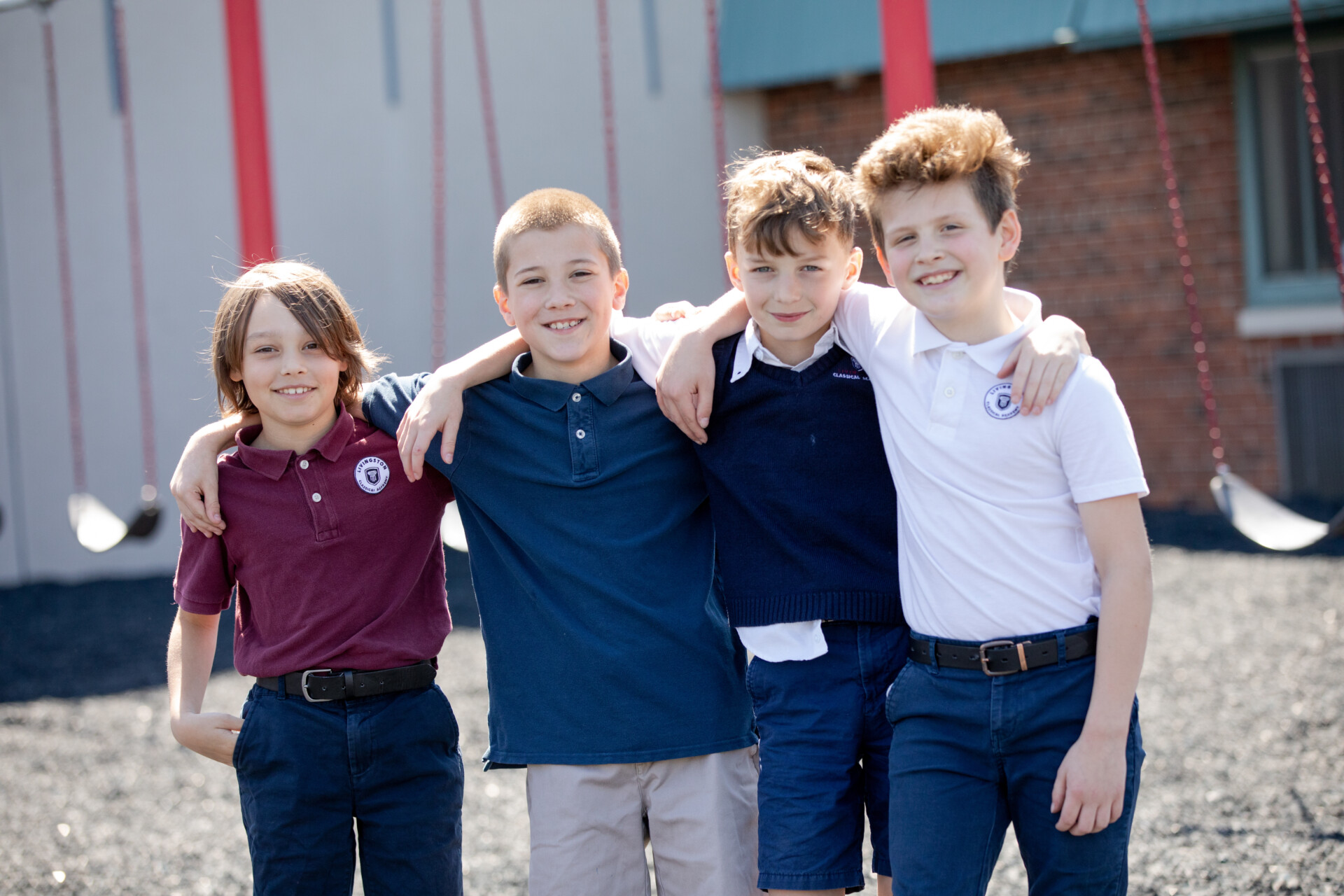 Boys Playing Friends