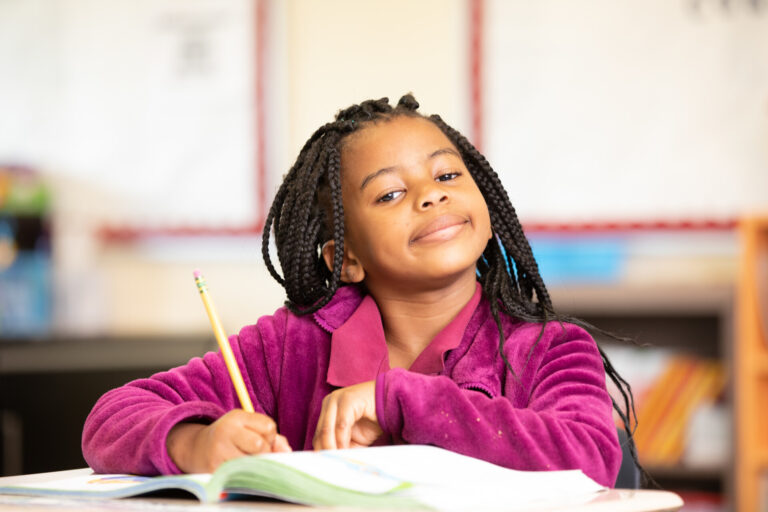 Young Girl Classroom Learning 001